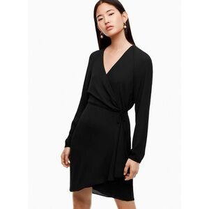 Aritzia Wallace long sleeve wrap dress like new